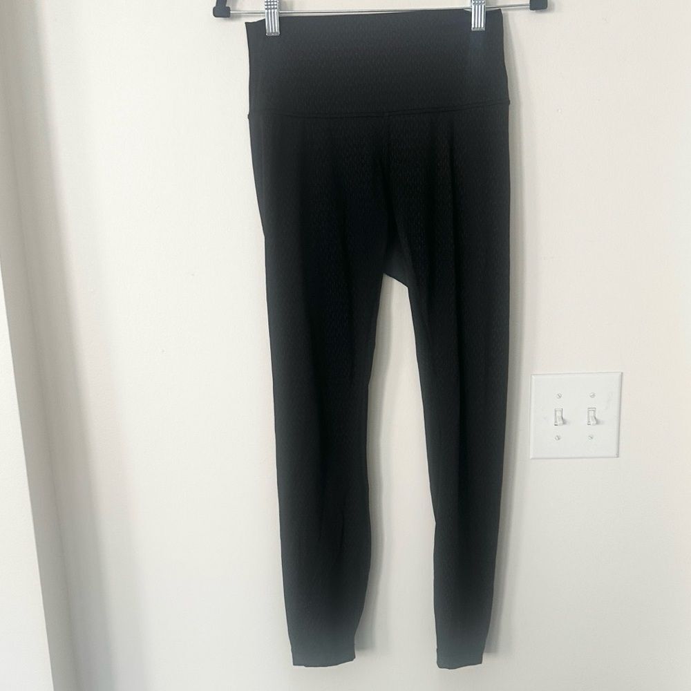 Lululemon Align Black Patterned Leggings 6